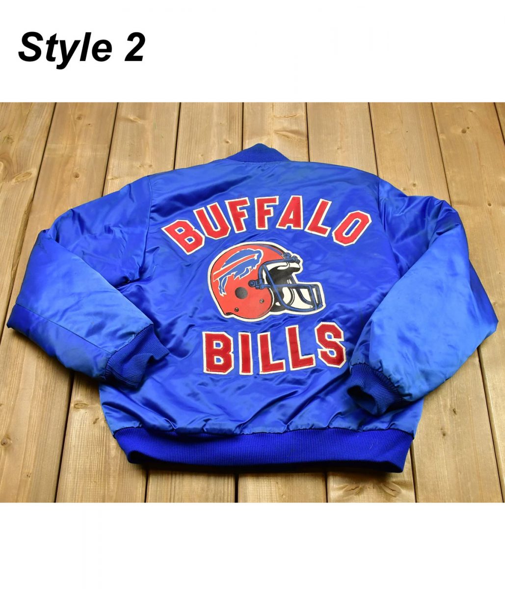 90S Mafia Buffalo Bills Blue Satin Jacket 4 90S Mafia Buffalo Bills Blue Satin Jacket - Image 4
