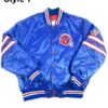 90s Mafia Buffalo Bills Blue Satin Jacket