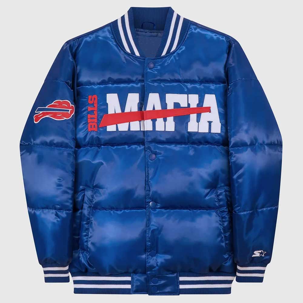 Buffalo Bills Mafia Puffer Jacket 1 Buffalo Bills Mafia Puffer Jacket - Trendy Leather Jackets Frontside Image