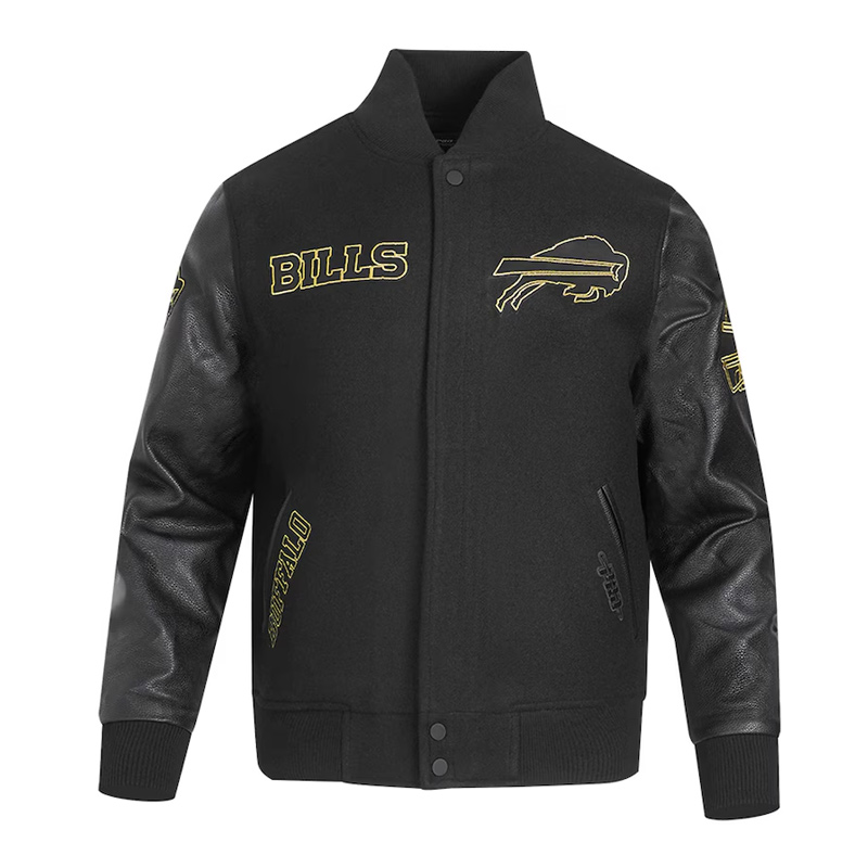 NFL Buffalo Bills Black Varsity Jacket