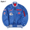 Men's Buffalo Bills MA-1 Bomber Jacket - Frontside Image Trendy Leather Jackets