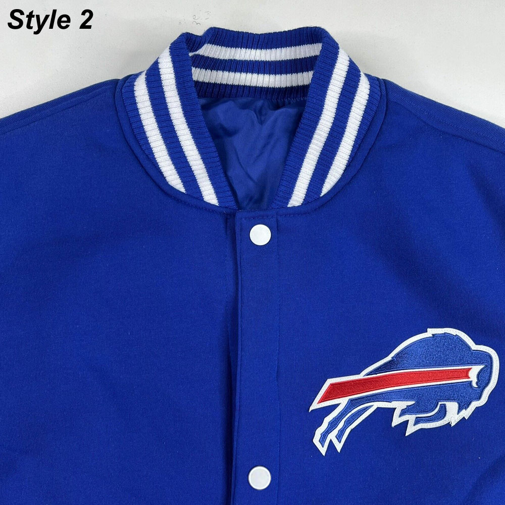 Men'S Buffalo Bills Letterman Jacket 5 Men'S Buffalo Bills Letterman Jacket - Image 5