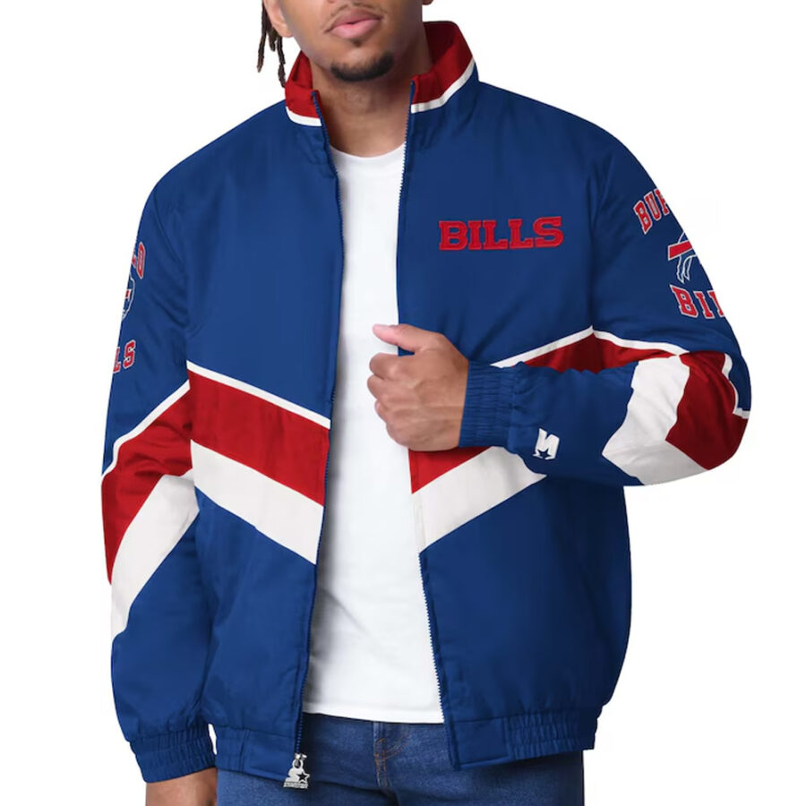 Buffalo Bills Captain Royal Varsity Jacket
