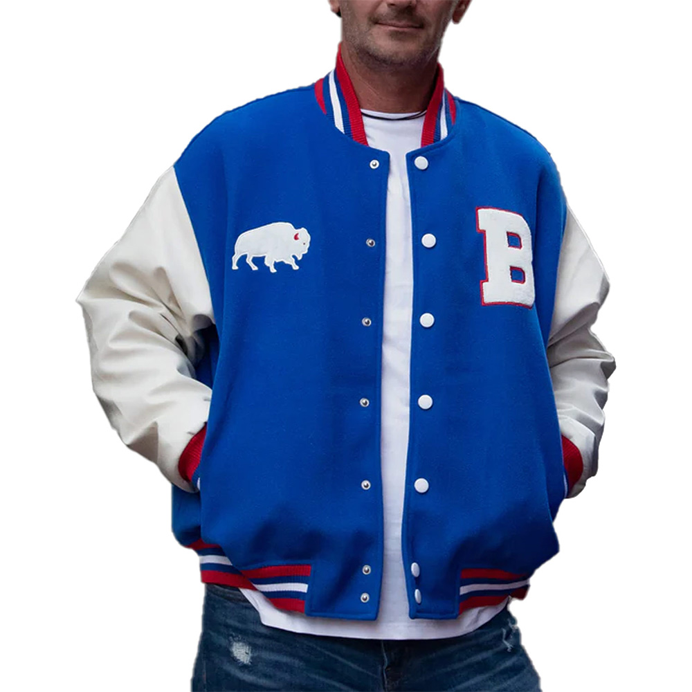 Buffalo Bills Football Varsity Jacket 3 Buffalo Bills Football Varsity Jacket - Image 3
