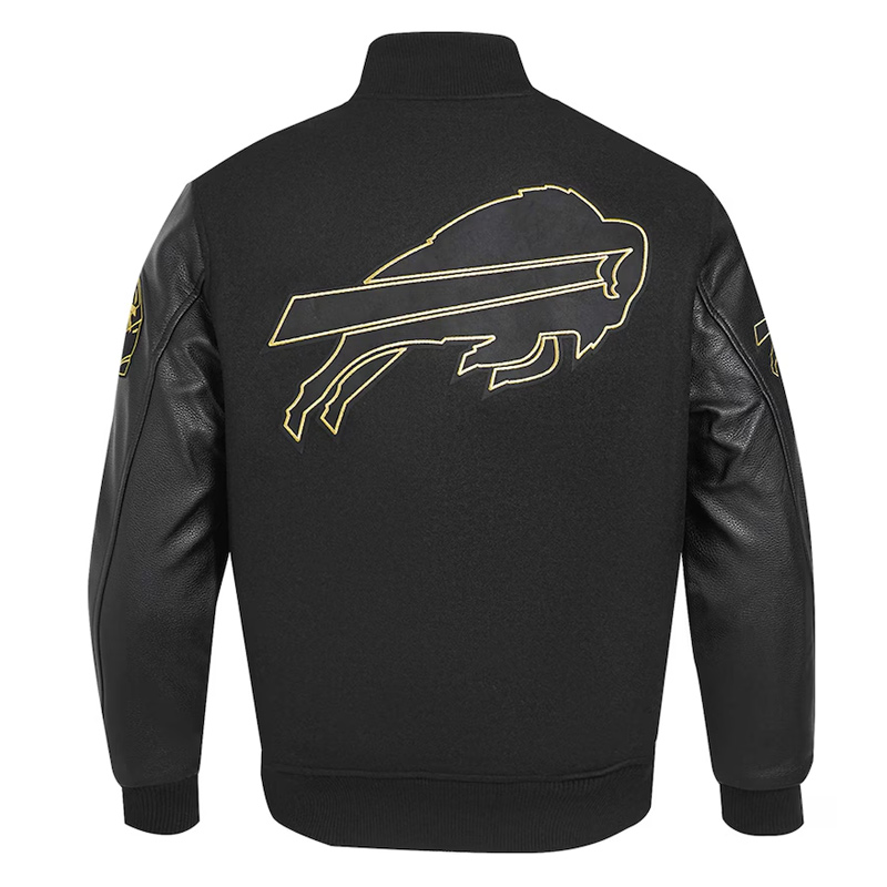 Alternative view of NFL Buffalo Bills Black Varsity Jacket