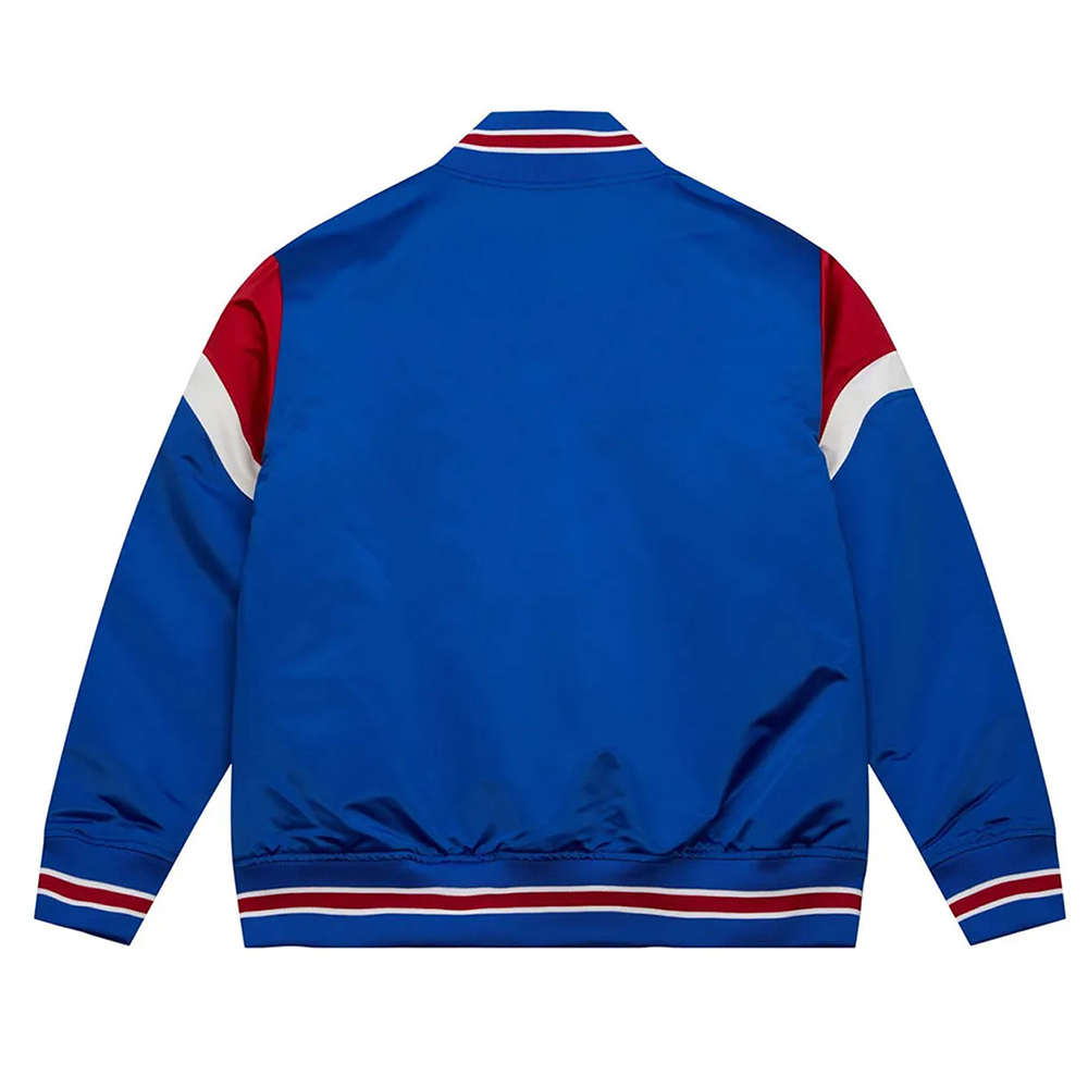 Buffalo Bills Heavyweight Royal Satin Jacket 2 Buffalo Bills Heavyweight Royal Satin Jacket - Image 2