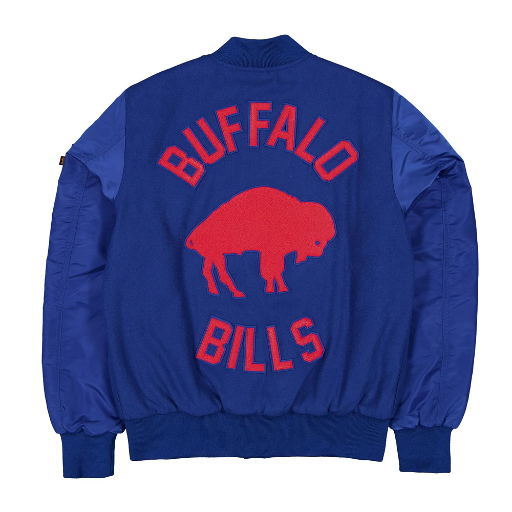 Buffalo Bills Ma-1 Historic Varsity Jacket 2 Buffalo Bills Ma-1 Historic Varsity Jacket - Image 2