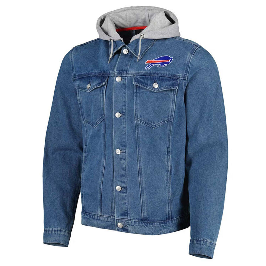 NFL Buffalo Bills Denim Hooded Jacket