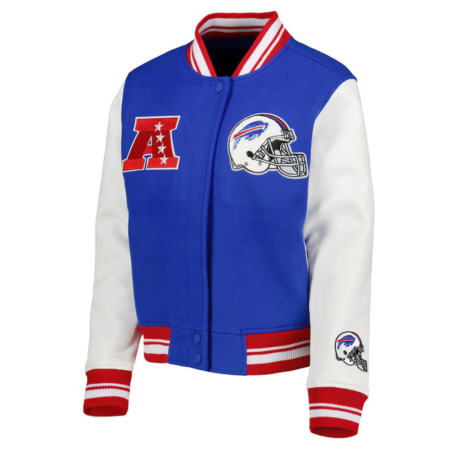 Women's Buffalo Bills Mash Up Varsity Jacket