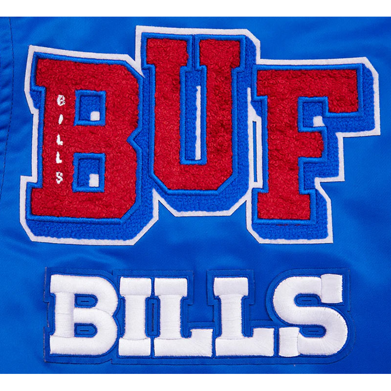 Nfl Buffalo Bills Mashup Satin Jacket 8 Nfl Buffalo Bills Mashup Satin Jacket - Image 8