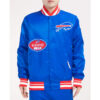Men's Buffalo Bills Old English Satin Jacket front side image - Trendy Leather Jackets