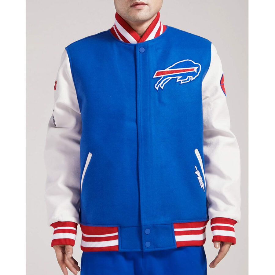 NFL Buffalo Bills Old English Varsity Jacket