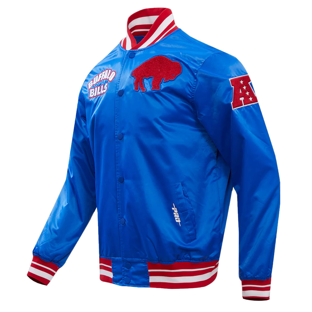 Nfl Buffalo Bills Classic Satin Jacket 6 Nfl Buffalo Bills Classic Satin Jacket - Image 6