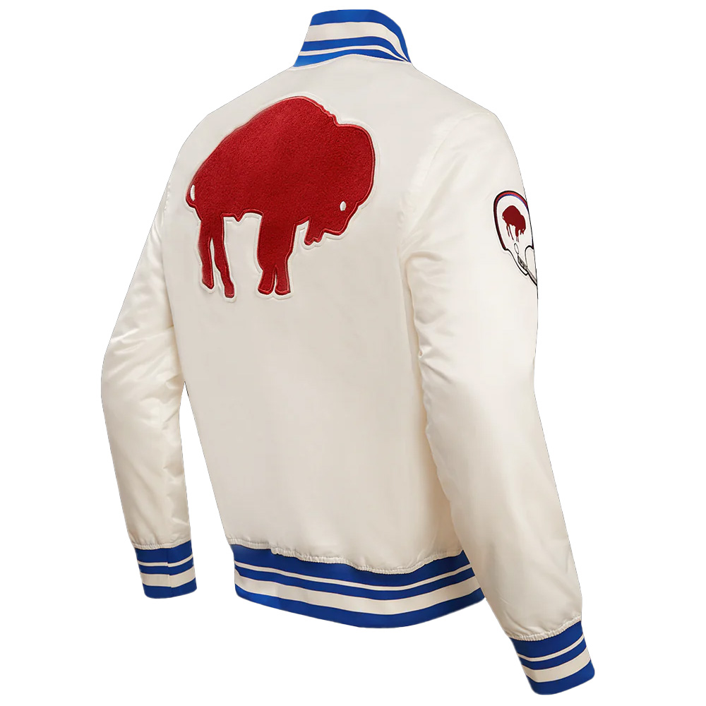 Nfl Buffalo Bills Classic Satin Jacket 7 Nfl Buffalo Bills Classic Satin Jacket - Image 7