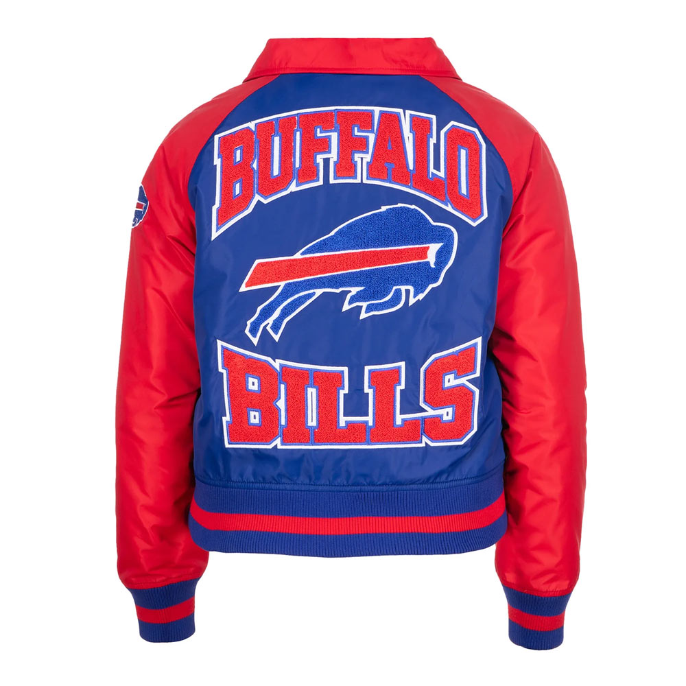 Buffalo Bills Royal And Red Throwback Jacket 2 Buffalo Bills Royal And Red Throwback Jacket - Image 2