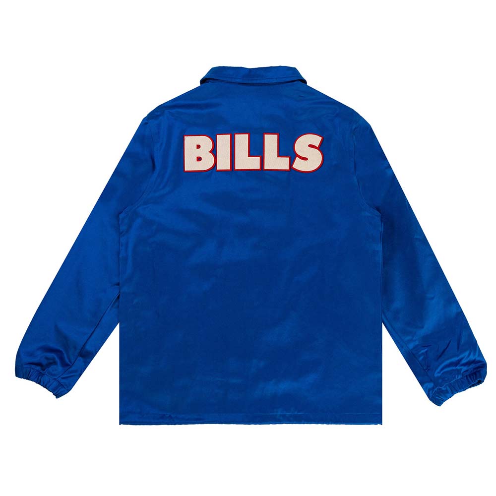 Nfl Buffalo Bills Royal Satin Jacket 2 Nfl Buffalo Bills Royal Satin Jacket - Image 2