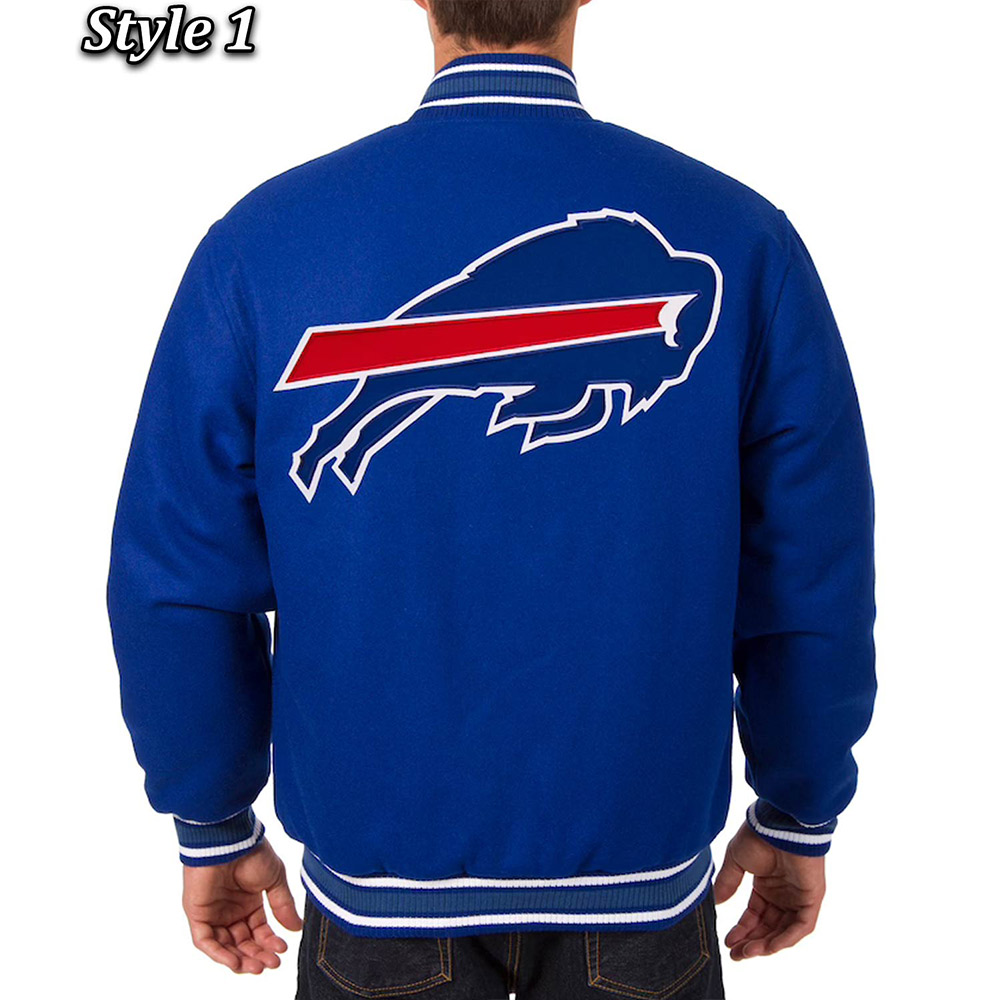 Buffalo Bills Royal Wool Varsity Jacket 3 Buffalo Bills Royal Wool Varsity Jacket - Image 3