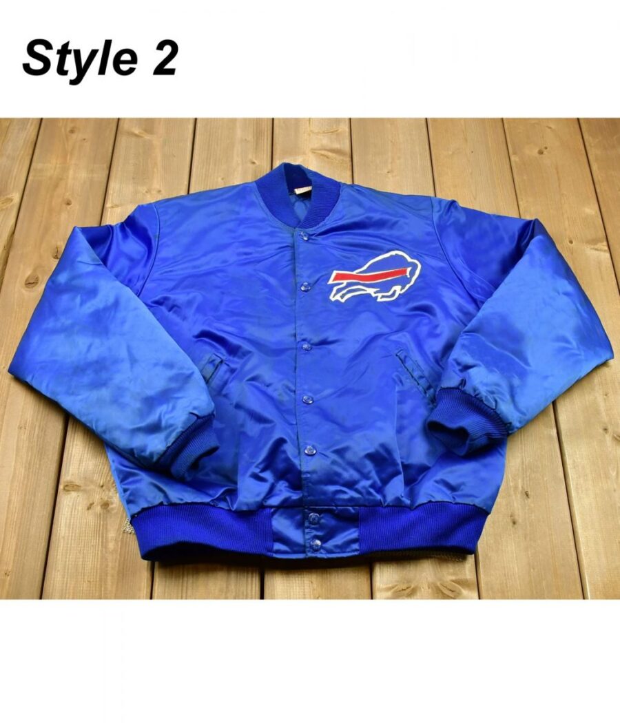 90S Mafia Buffalo Bills Blue Satin Jacket 9 Buffalo Bills Satin Jacket 1 Scaled 1