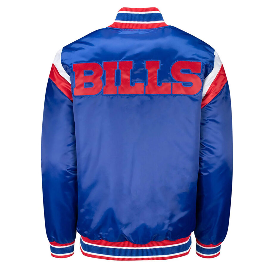 Alternative view of NFL Men's Buffalo Bills Blue Satin Jacket
