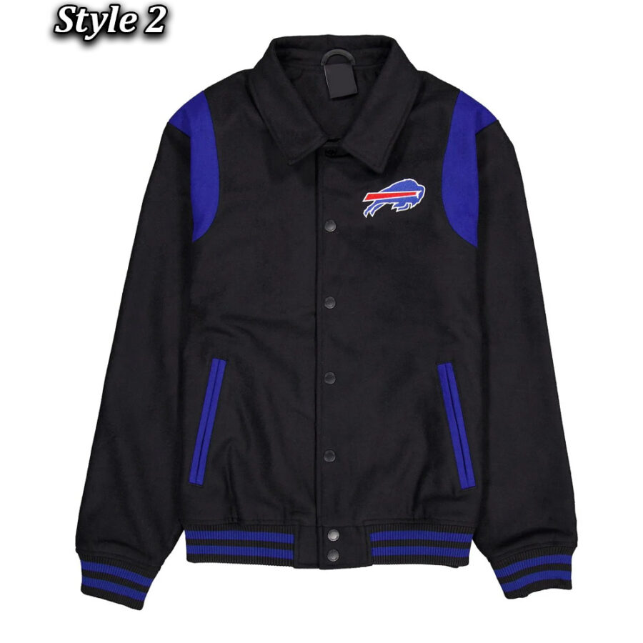 Alternative view of Buffalo Bills Sport Night Teddy Varsity Jacket