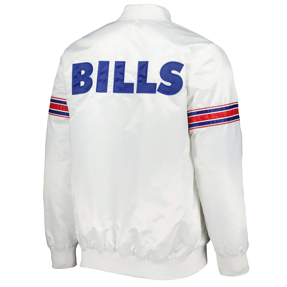 Buffalo Bills Power Forward Satin Jacket 2 Buffalo Bills Power Forward Satin Jacket - Image 2