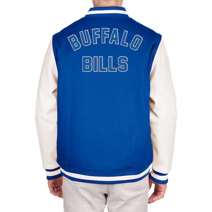 Nfl Buffalo Bills Third Down Varsity Jacket 8 Buffalo Bills Third Down Blue Varsity Jacket