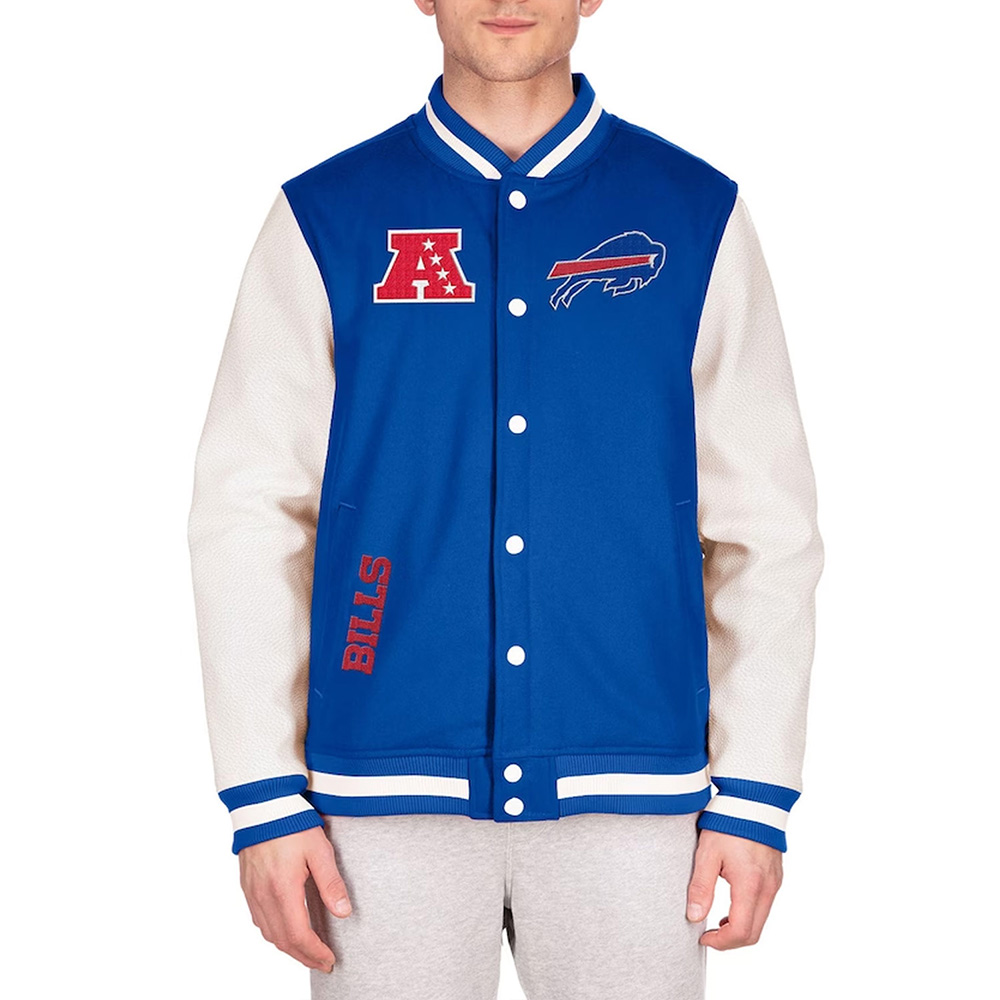 Nfl Buffalo Bills Third Down Varsity Jacket 3 Nfl Buffalo Bills Third Down Varsity Jacket - Image 3