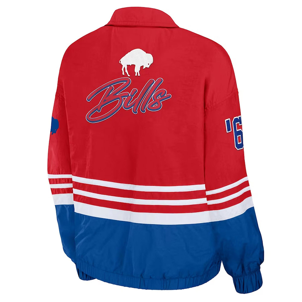 Women'S Buffalo Bills Windbreaker Jacket 2 Women'S Buffalo Bills Windbreaker Jacket - Image 2