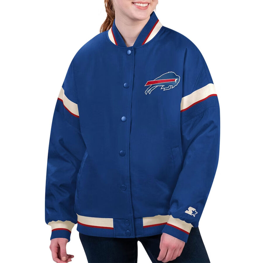 Women's Buffalo Bills Royal Varsity Jacket