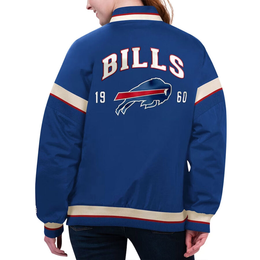 Alternative view of Women's Buffalo Bills Royal Varsity Jacket