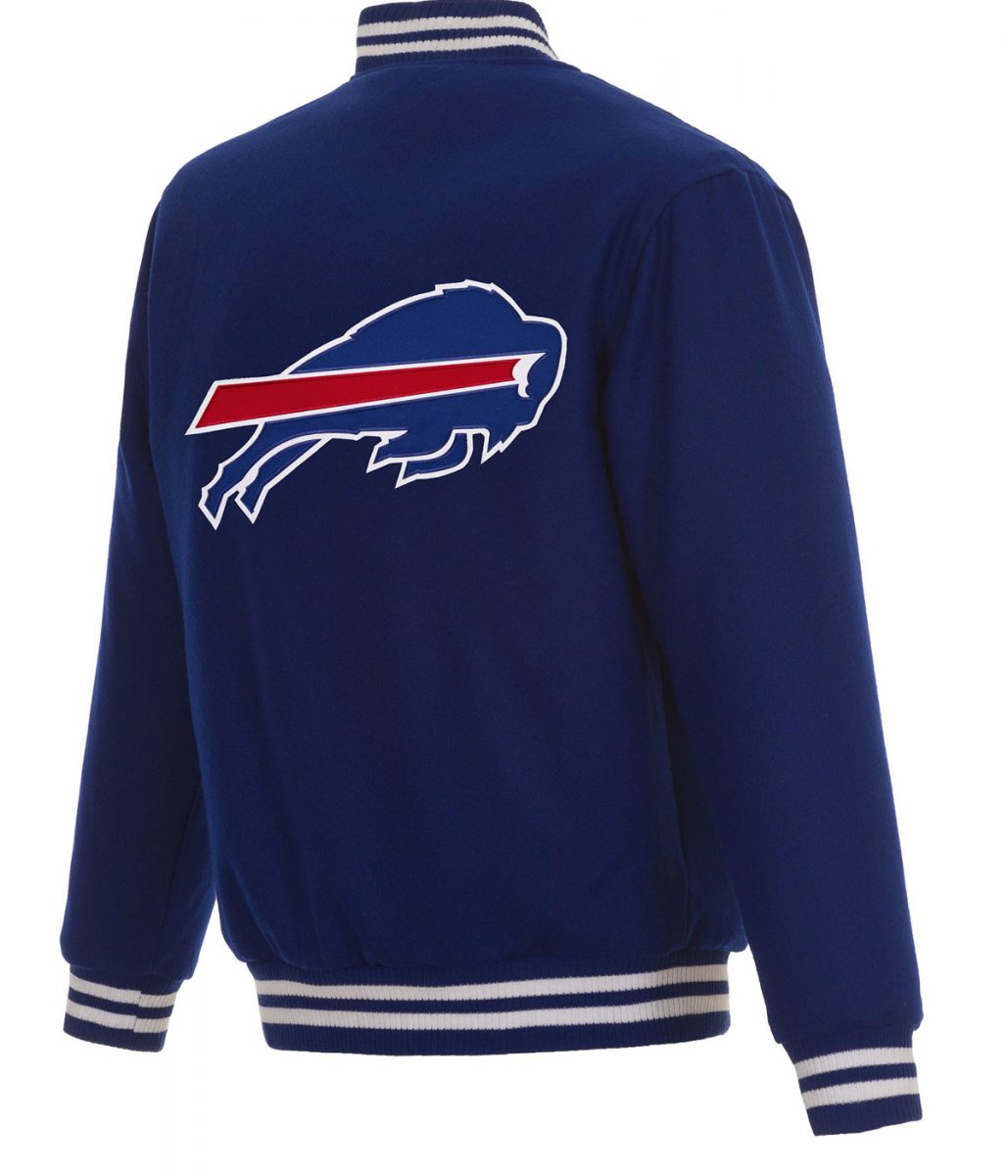 Nfl Buffalo Bills Blue Wool Bomber Jacket 2 Nfl Bills Mafia Blue Jacket Backup Image - Trendy Leather Jackets
