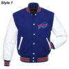 NFL Bills Mafia Blue Jacket Front Side - Trendy Leather Jackets