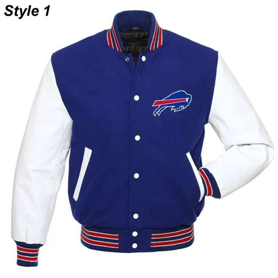 NFL Bills Mafia Blue Jacket Front Side - Trendy Leather Jackets
