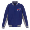 Buffalo Bills Blue and Gray Wool Jacket
