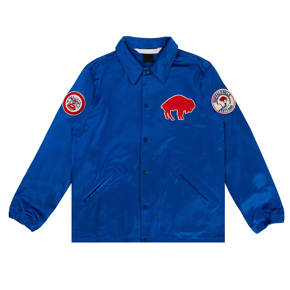 Nfl Buffalo Bills Royal Satin Jacket 1 Nfl Buffalo Bills Royal Satin Jacket