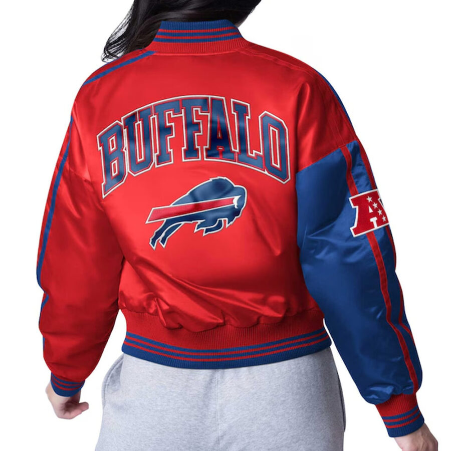 Alternative view of Women's Buffalo Bills Zone Blitz Satin Jacket