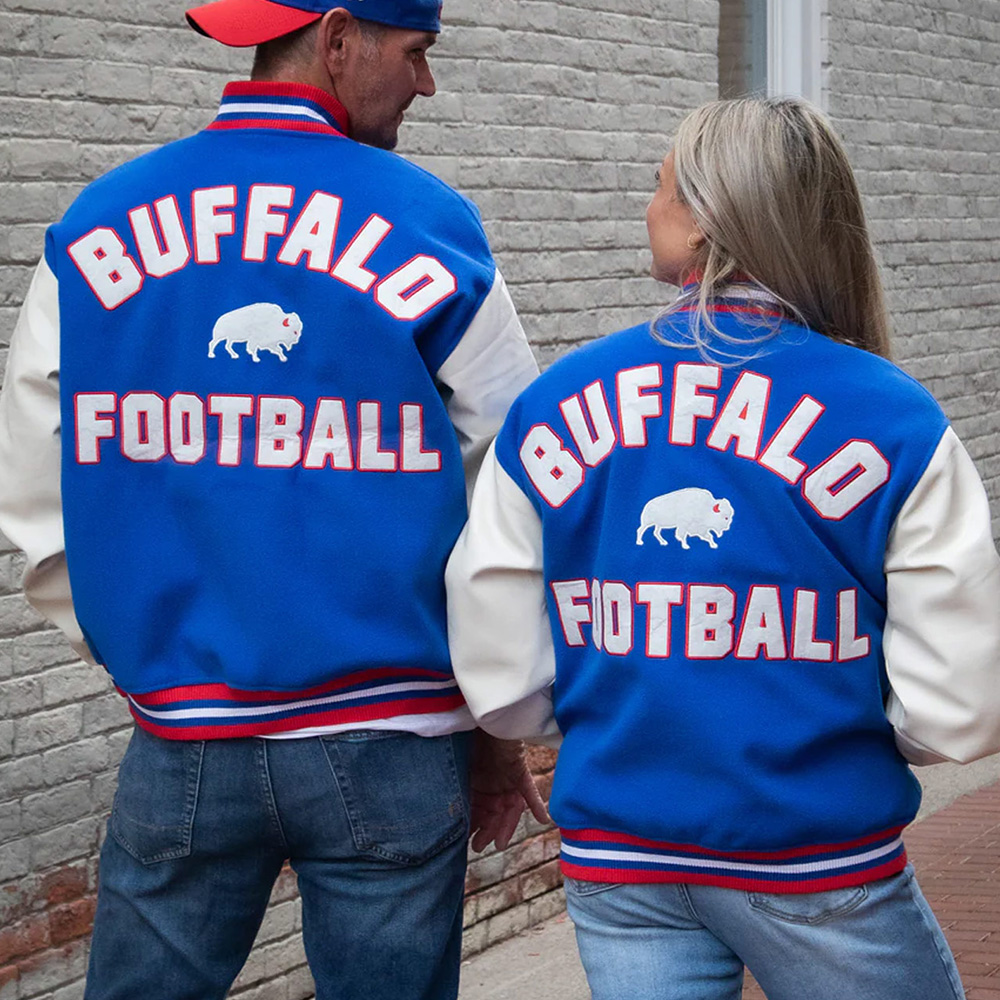 Buffalo Bills Football Varsity Jacket 5 Buffalo Bills Football Varsity Jacket - Image 5