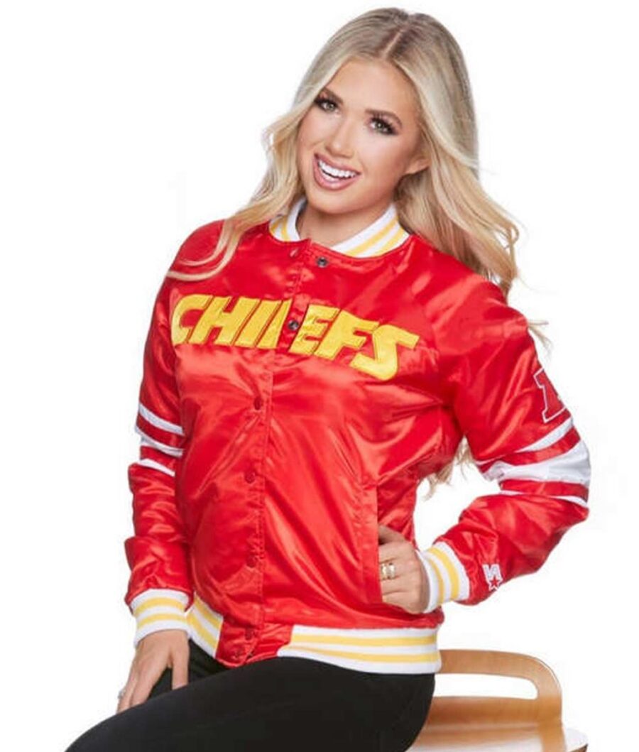 Cheerleaders Kansas City Chiefs Red Jacket Scaled 1