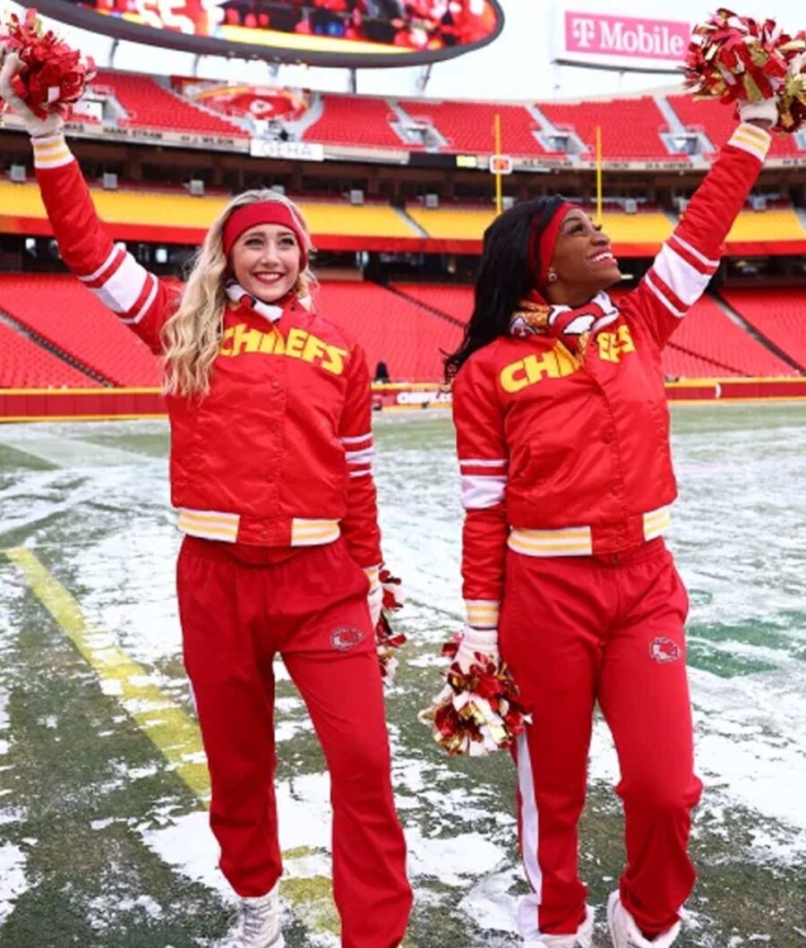 Cheerleaders Kansas City Chiefs Satin Jacket Scaled 1