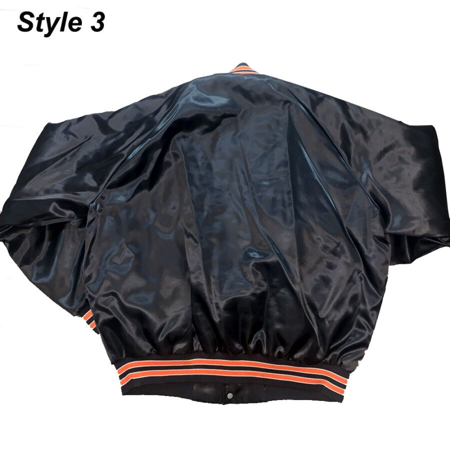 80S Cincinnati Bengals Black Satin Jacket 12 Cincinnati Bengals 80S Black Satin Jacket