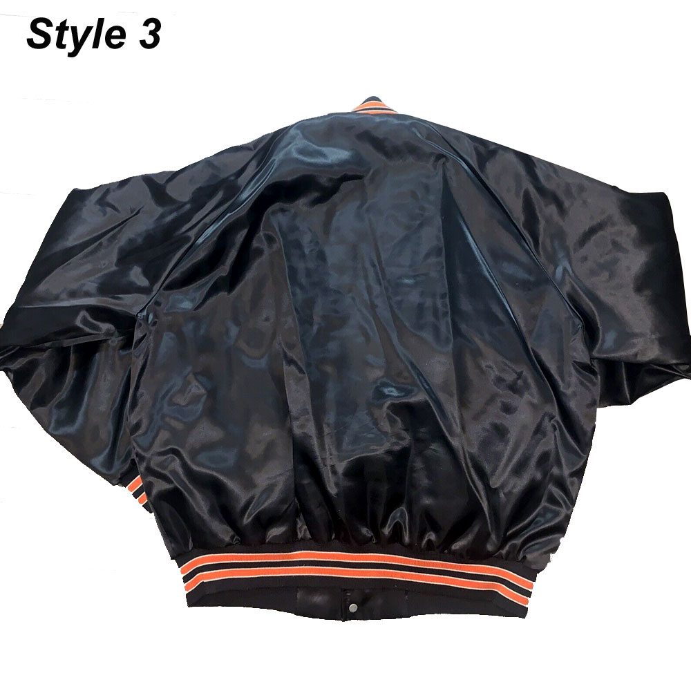 80S Cincinnati Bengals Black Satin Jacket 6 80S Cincinnati Bengals Black Satin Jacket - Image 6