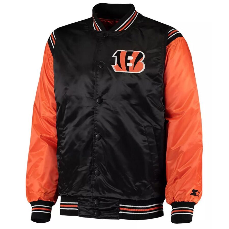 Cincinnati Bengals Enforcer Satin Jacket