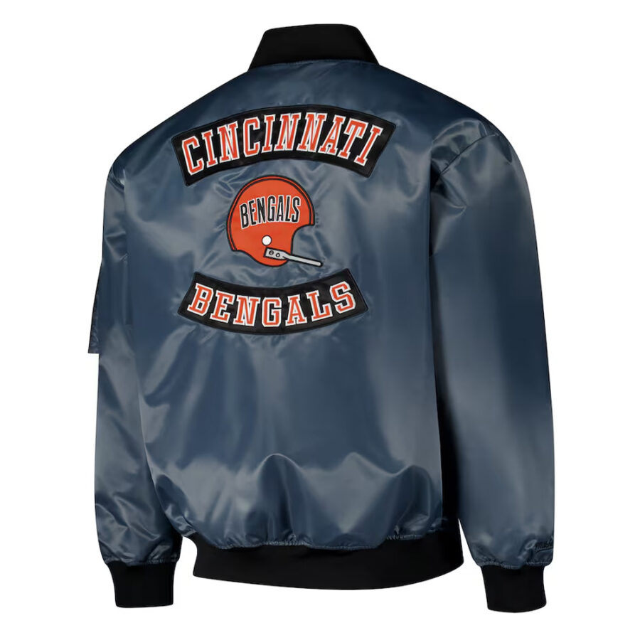Alternative view of NFL Cincinnati Bengals Bomber Jacket