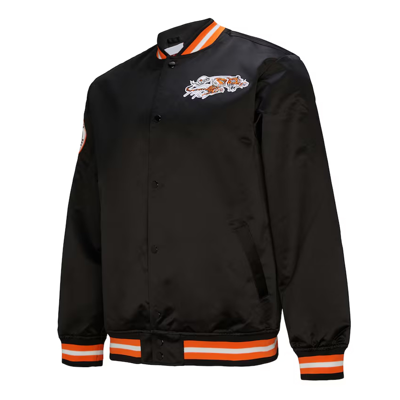 NFL Cincinnati Bengals Black Satin Jacket