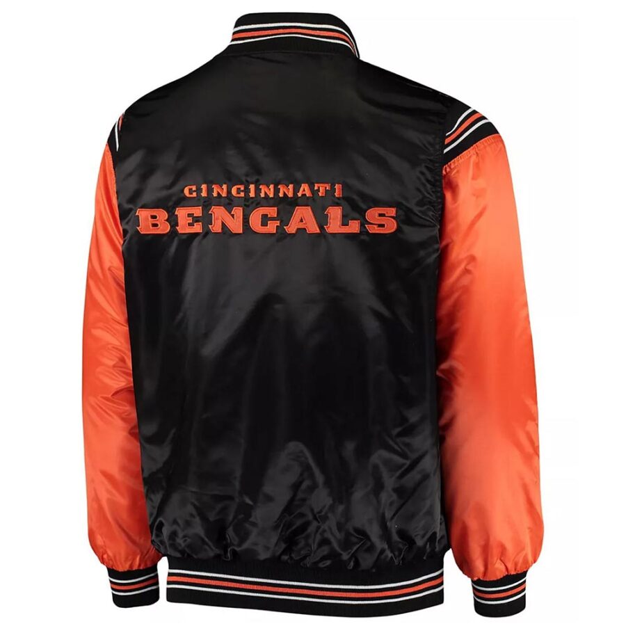 Alternative view of Cincinnati Bengals Enforcer Satin Jacket