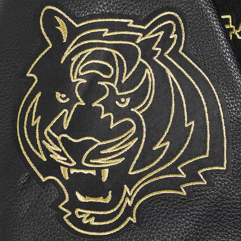 Nfl Cincinnati Bengals Black Varsity Jacket 7 Nfl Cincinnati Bengals Black Varsity Jacket - Image 7
