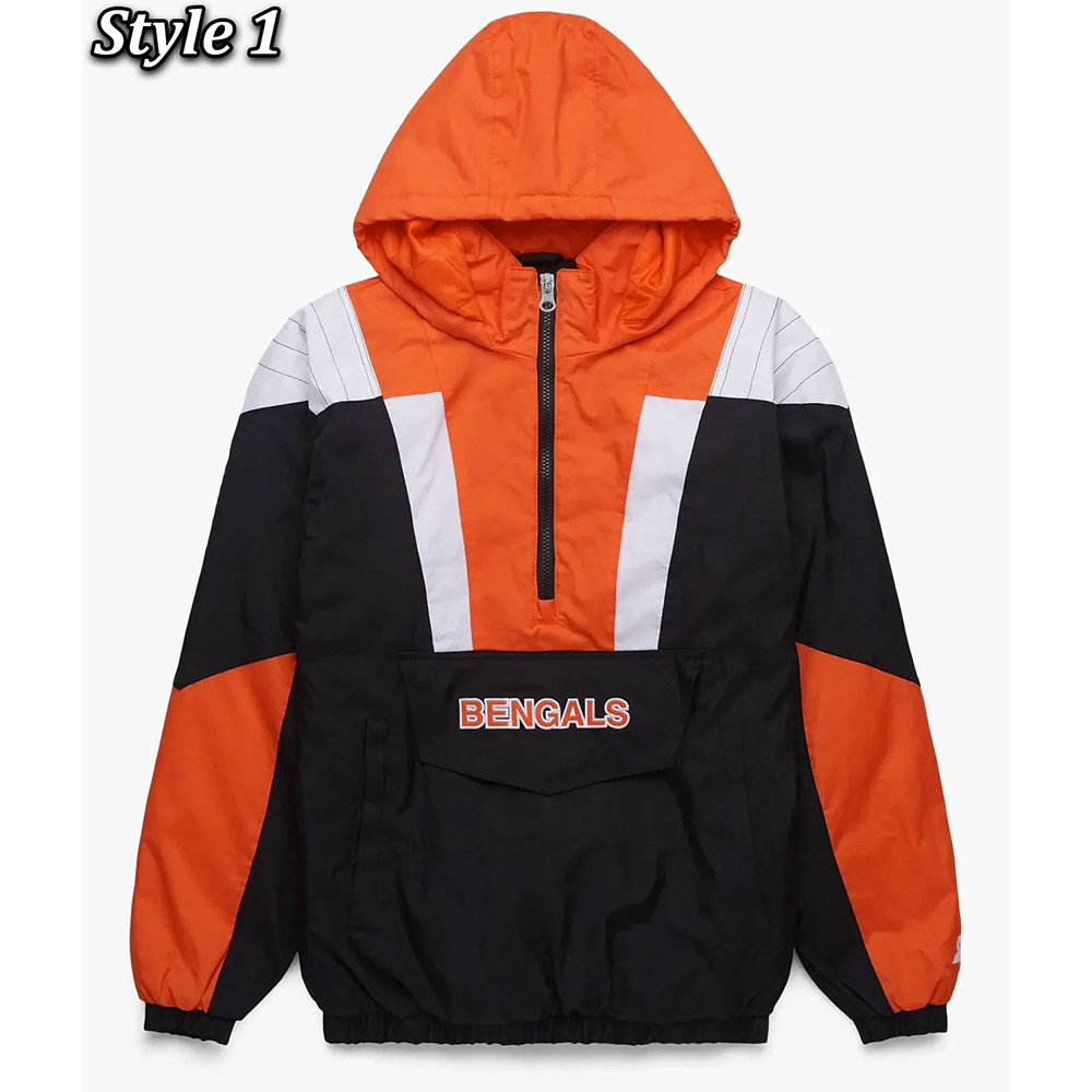 Nfl Cincinnati Bengals Pullover Jacket 1 Nfl Cincinnati Bengals Pullover Jacket