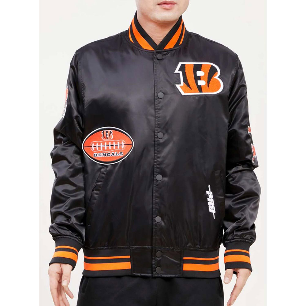 Nfl Cincinnati Bengals Pro Standard Satin Jacket 1 Nfl Cincinnati Bengals Pro Standard Satin Jacket