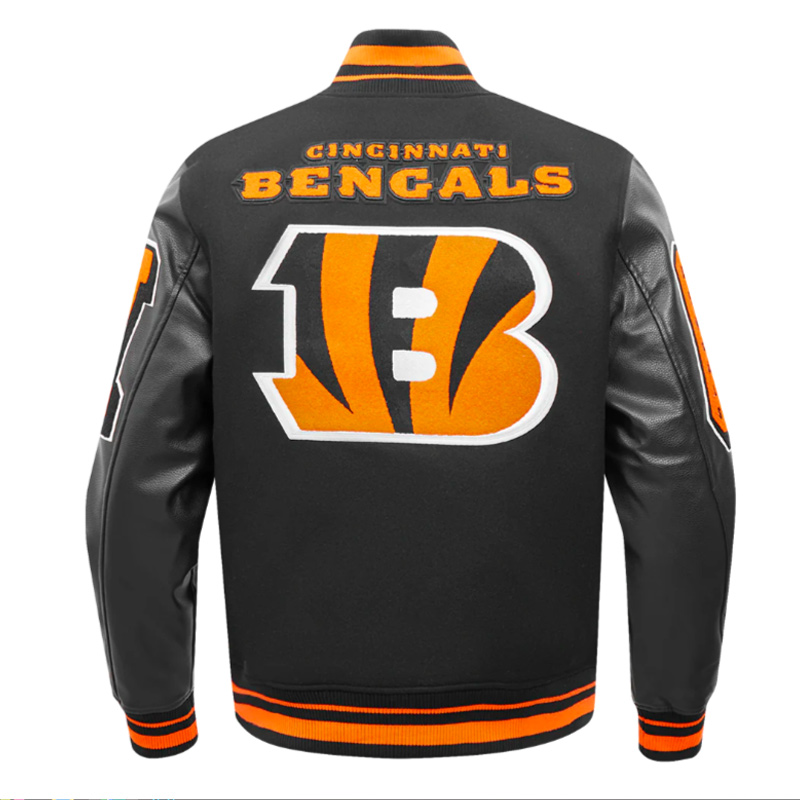 Alternative view of NFL Cincinnati Bengals Mashup Varsity Jacket