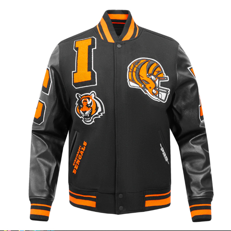 NFL Cincinnati Bengals Mashup Varsity Jacket